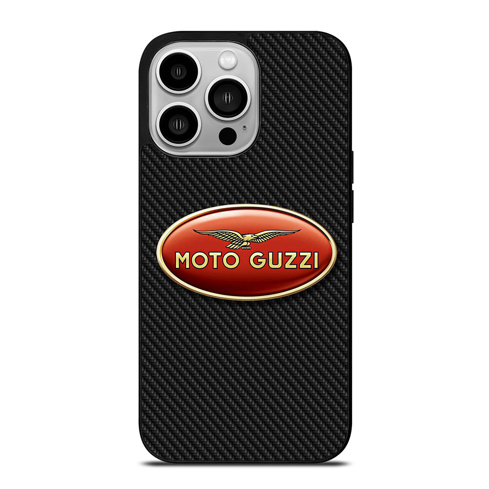 MOTO GUZZI CARBON LOGO iPhone 14 Pro Case Cover