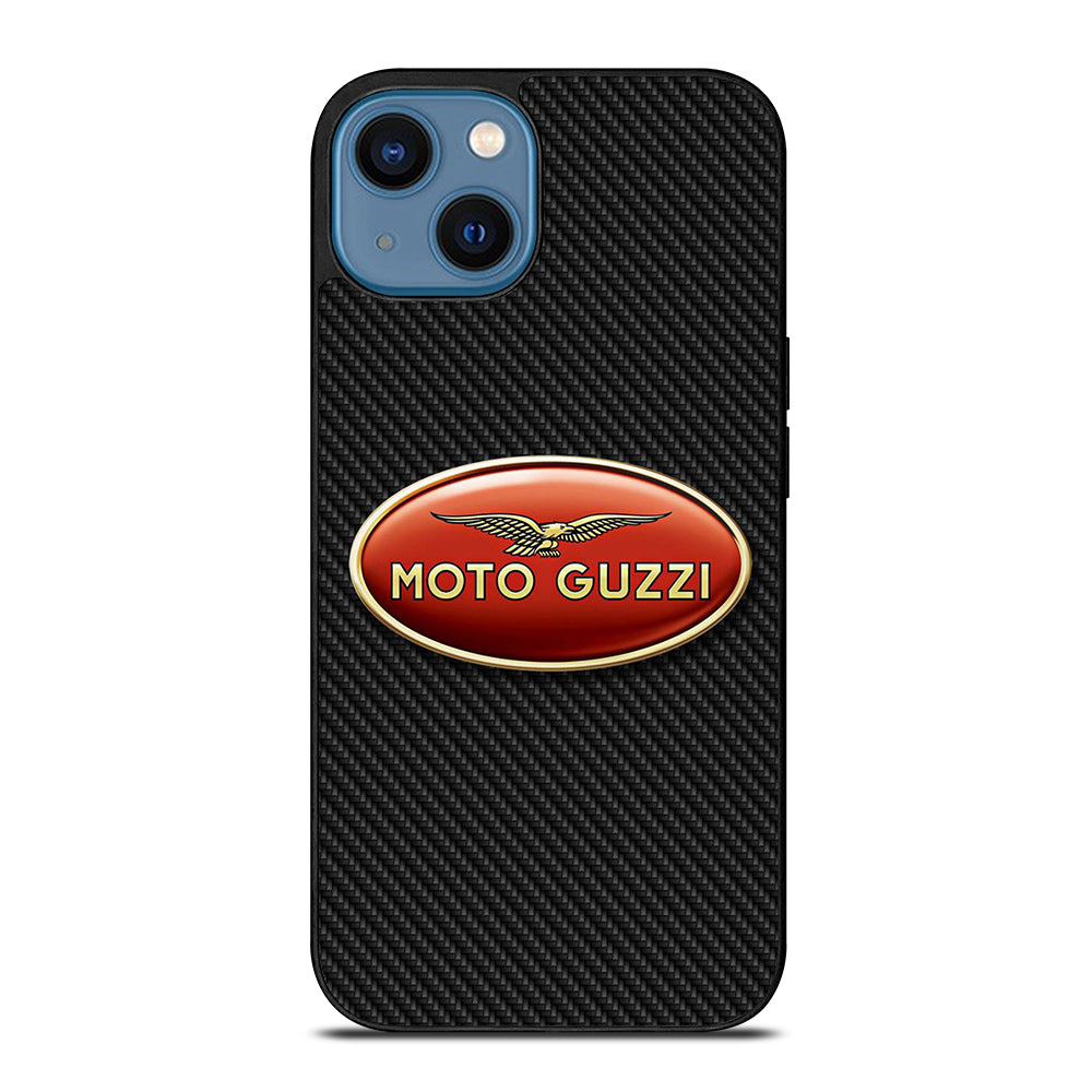 MOTO GUZZI CARBON LOGO iPhone 14 Case Cover