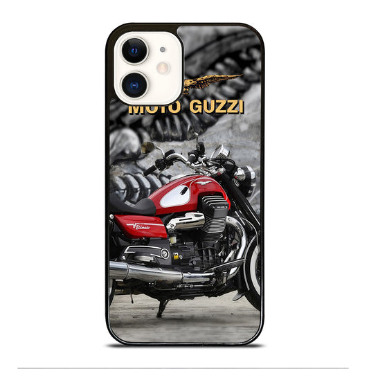 MOTO GUZZI RED iPhone 12 Case Cover