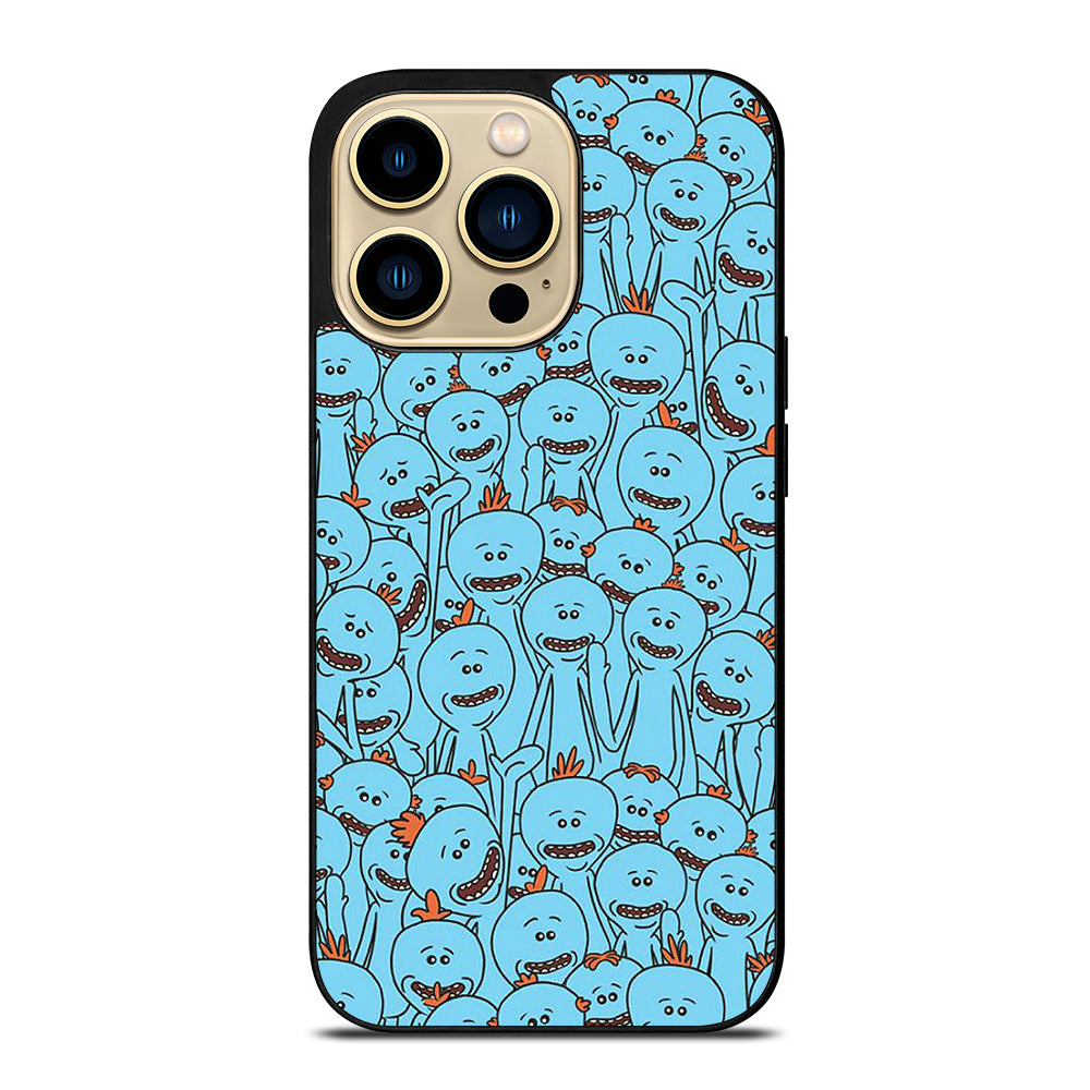 MR MEESEEKS PATTERN iPhone 14 Pro Max Case Cover
