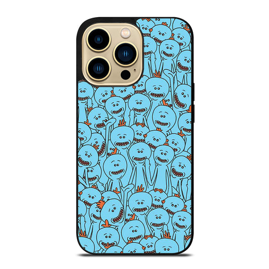 MR MEESEEKS PATTERN iPhone 14 Pro Max Case Cover