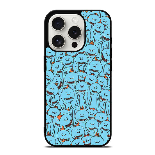 MR MEESEEKS PATTERN iPhone 15 Pro Case Cover