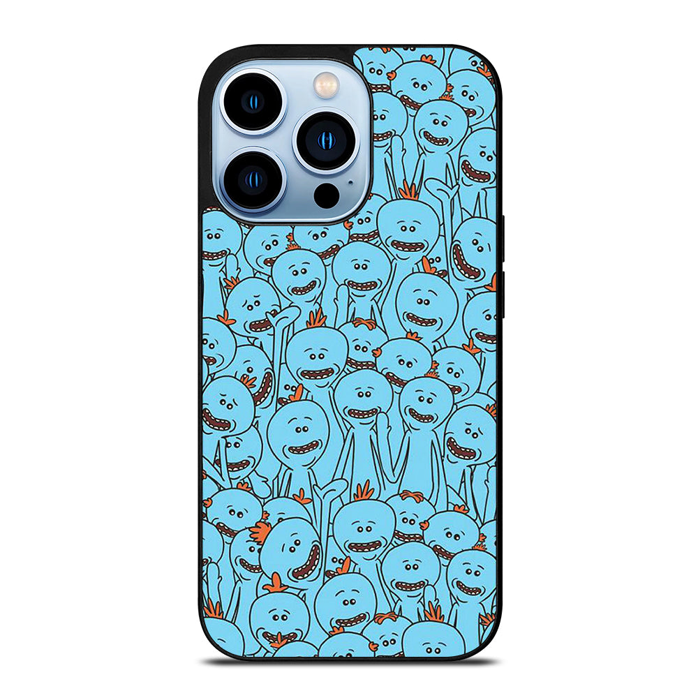 MR MEESEEKS PATTERN iPhone 13 Pro Max Case Cover