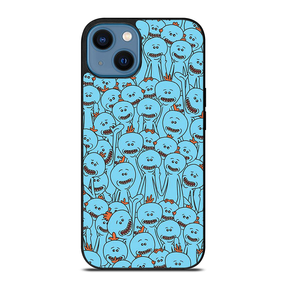 MR MEESEEKS PATTERN iPhone 14 Case Cover