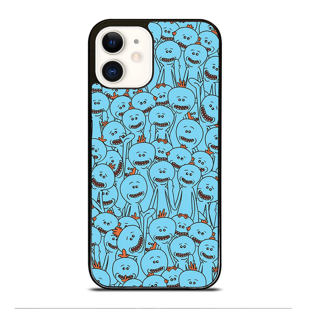MR MEESEEKS PATTERN iPhone 12 Case Cover