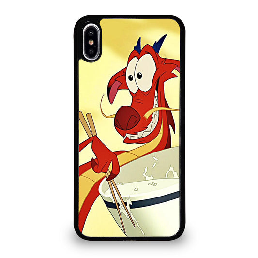 MUSHU MULAN DISNEY CARTOON 2 iPhone XS Max Case Cover