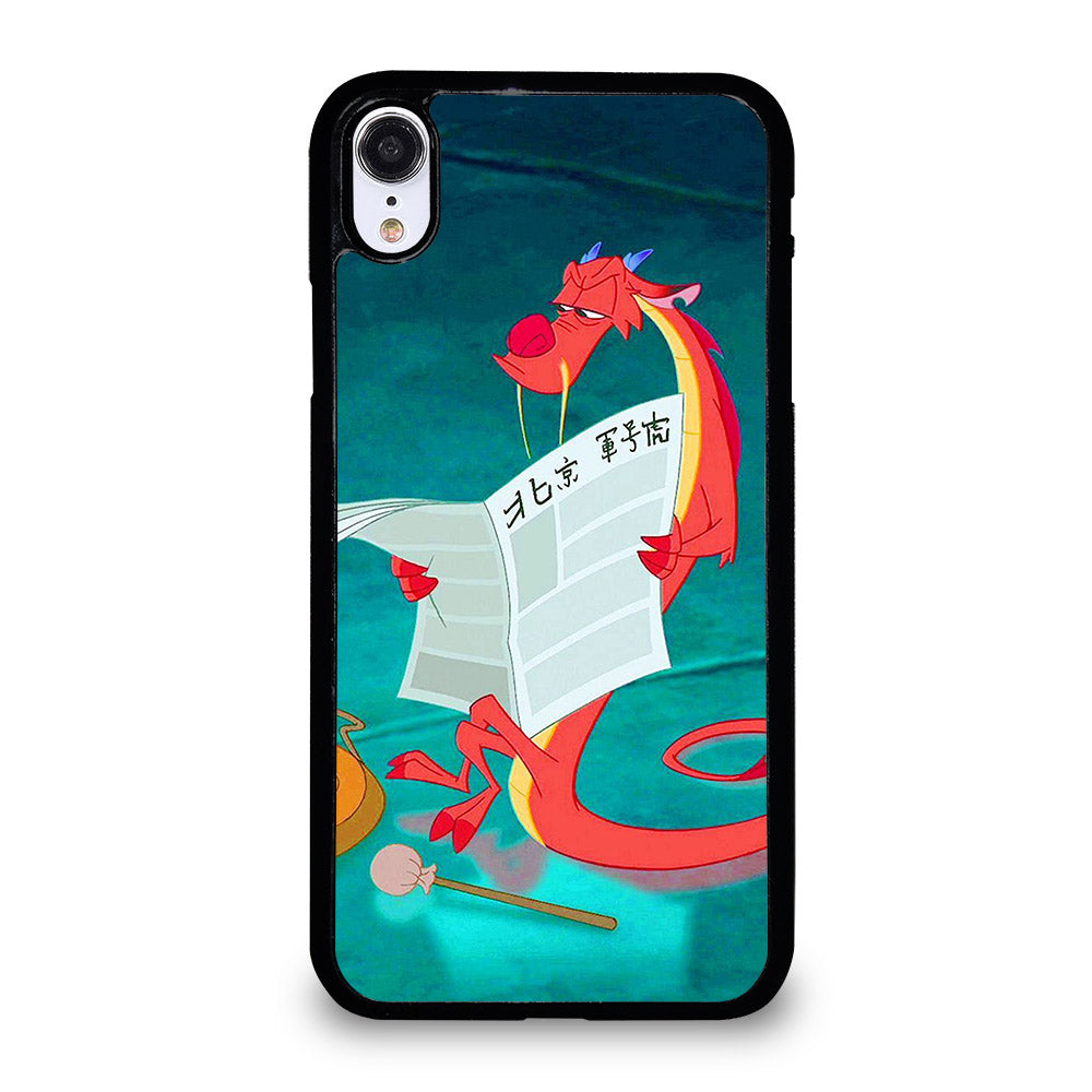 MUSHU MULAN DISNEY CARTOON iPhone XR Case Cover