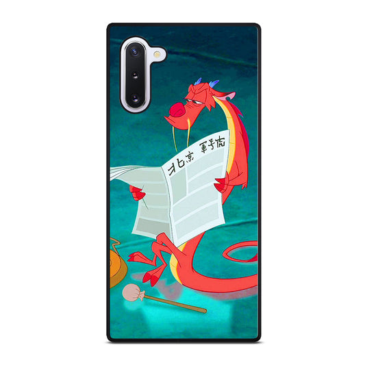 MUSHU MULAN DISNEY CARTOON Samsung Galaxy Note 10 Case Cover