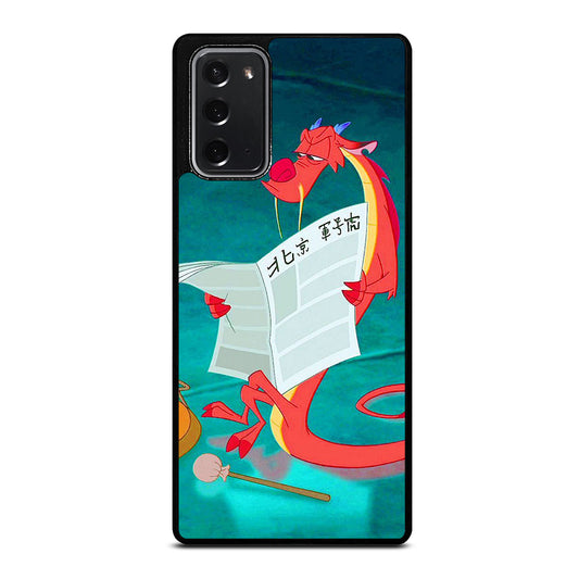 MUSHU MULAN DISNEY CARTOON Samsung Galaxy Note 20 Case Cover