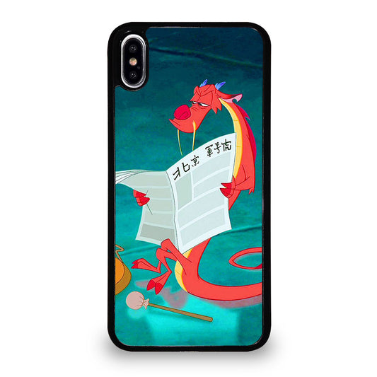 MUSHU MULAN DISNEY CARTOON iPhone XS Max Case Cover