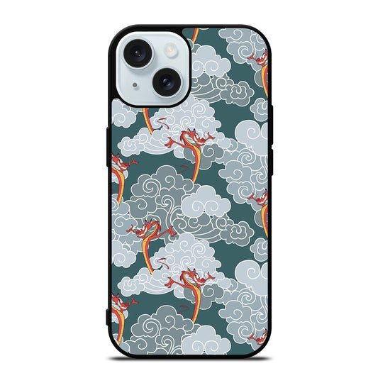 MUSHU CLOUD MULAN DISNEY iPhone 15 Case Cover