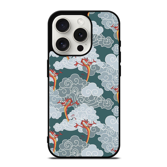 MUSHU CLOUD MULAN DISNEY iPhone 15 Pro Case Cover
