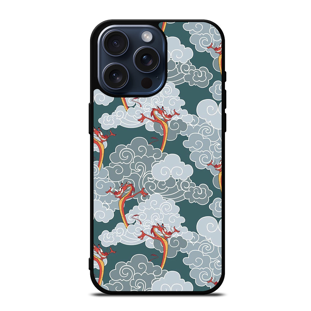 MUSHU CLOUD MULAN DISNEY iPhone 15 Pro Max Case Cover