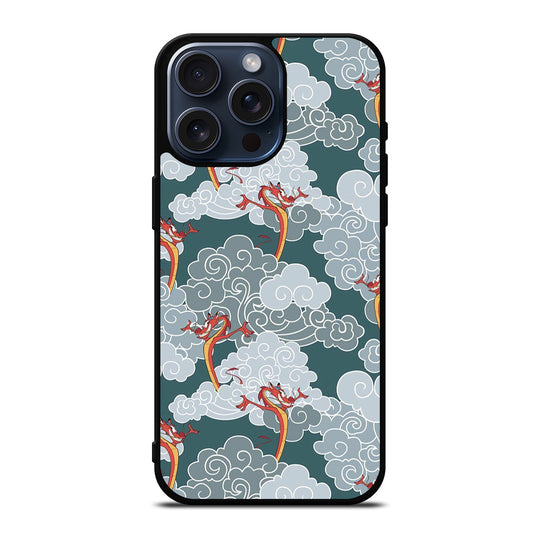 MUSHU CLOUD MULAN DISNEY iPhone 15 Pro Max Case Cover