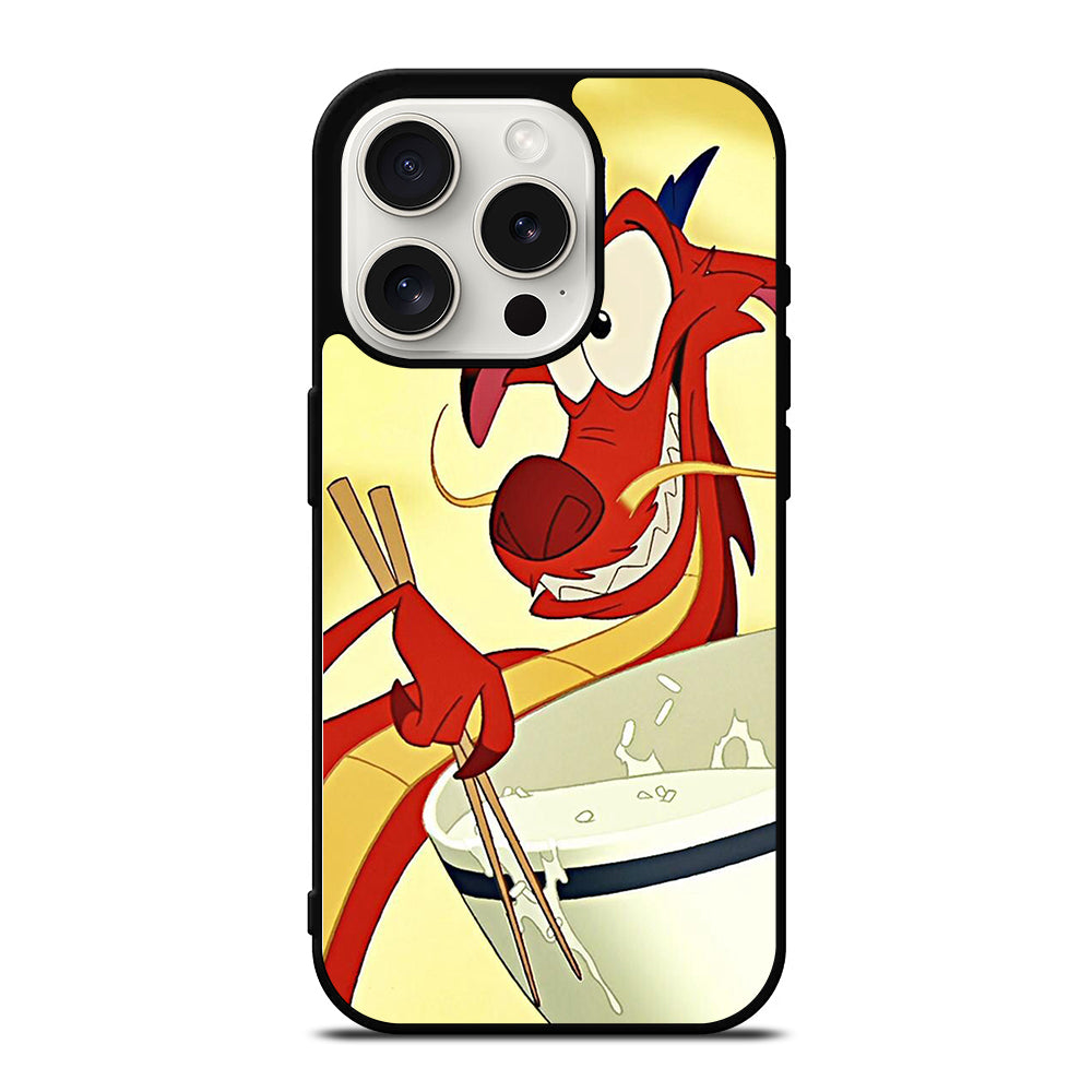 MUSHU MULAN DISNEY CARTOON 2 iPhone 15 Pro Case Cover