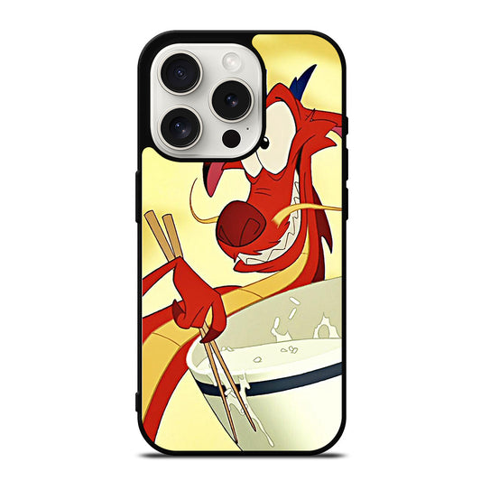 MUSHU MULAN DISNEY CARTOON 2 iPhone 15 Pro Case Cover