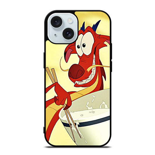 MUSHU MULAN DISNEY CARTOON 2 iPhone 15 Case Cover