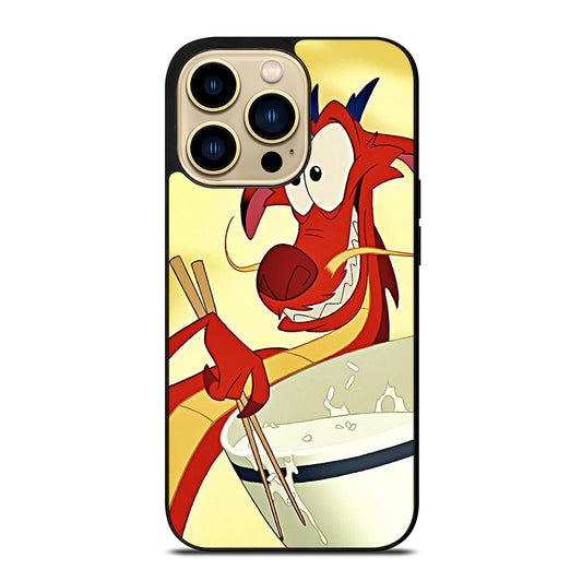 MUSHU MULAN DISNEY CARTOON 2 iPhone 14 Pro Max Case Cover