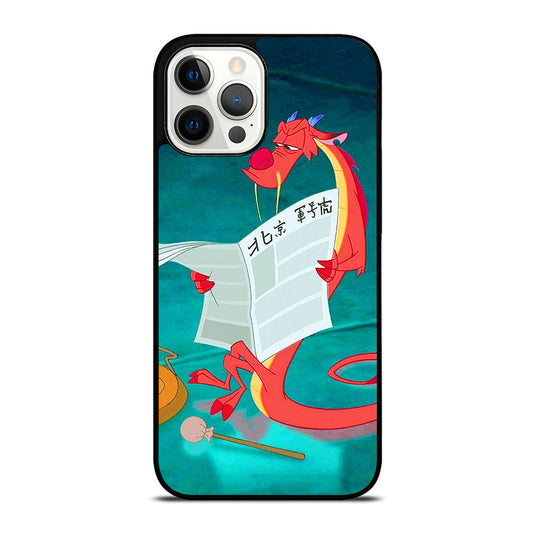 MUSHU MULAN DISNEY CARTOON iPhone 12 Pro Max Case Cover