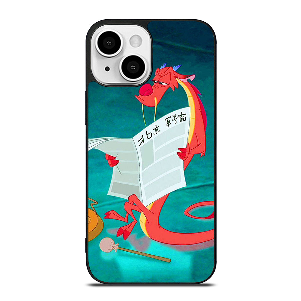 MUSHU MULAN DISNEY CARTOON iPhone 13 Mini Case Cover