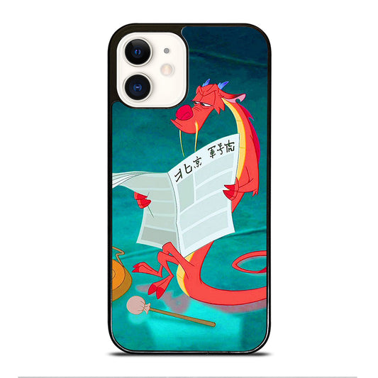 MUSHU MULAN DISNEY CARTOON iPhone 12 Case Cover