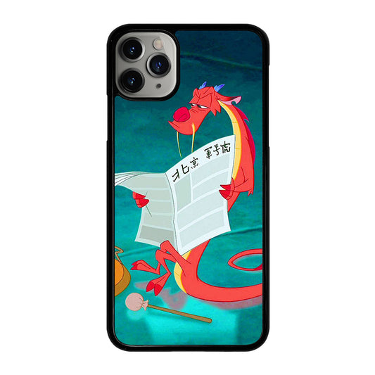MUSHU MULAN DISNEY CARTOON iPhone 11 Pro Max Case Cover