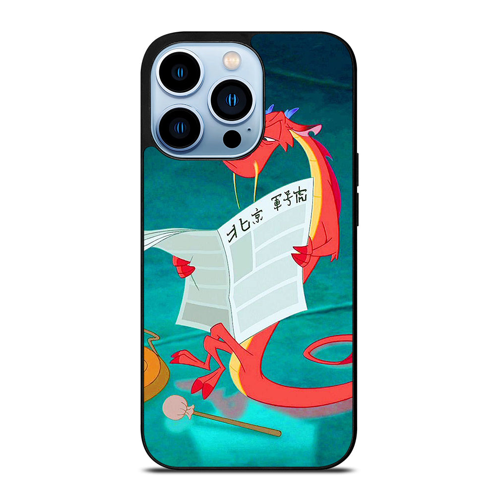 MUSHU MULAN DISNEY CARTOON iPhone 13 Pro Max Case Cover