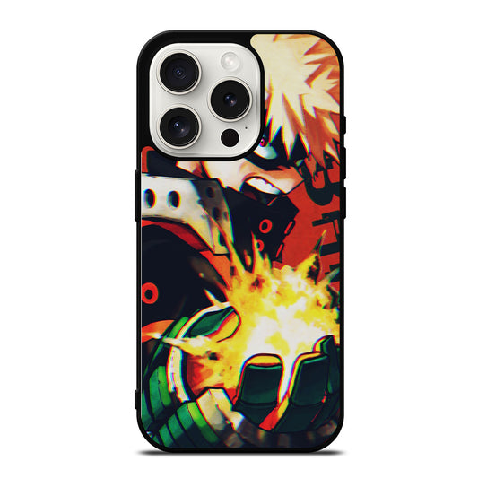 MY HERO ACADEMIA BAKUGOU KATSUKI ANIME iPhone 15 Pro Case Cover
