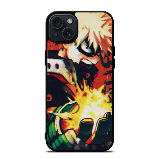 MY HERO ACADEMIA BAKUGOU KATSUKI ANIME iPhone 15 Plus Case Cover
