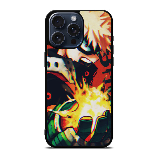 MY HERO ACADEMIA BAKUGOU KATSUKI ANIME iPhone 15 Pro Max Case Cover