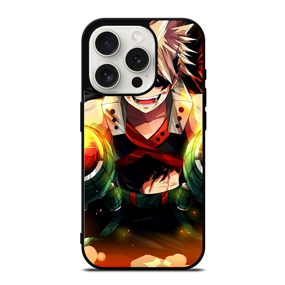 MY HERO ACADEMIA BAKUGOU MANGA iPhone 15 Pro Case Cover