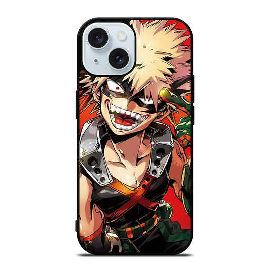 MY HERO ACADEMIA BAKUGO SMILE iPhone 15 Case Cover