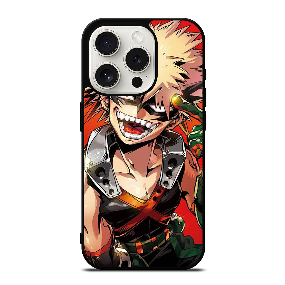 MY HERO ACADEMIA BAKUGO SMILE iPhone 15 Pro Case Cover