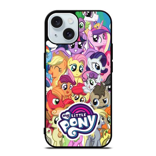 MY LITTLE PONY ALL CHARACTER iPhone 15 Case Cover