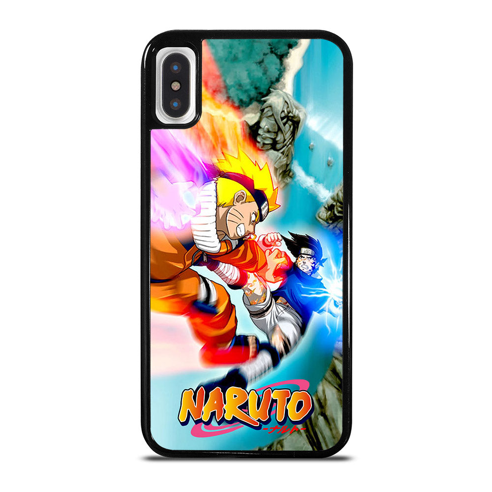 NARUTO VS SASUKE ANIME 2 iPhone X / XS Case Cover