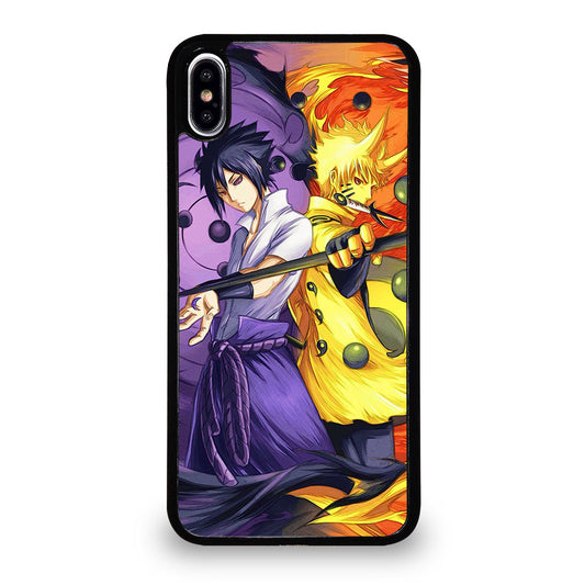 NARUTO VS SASUKE ANIME 3 iPhone XS Max Case Cover
