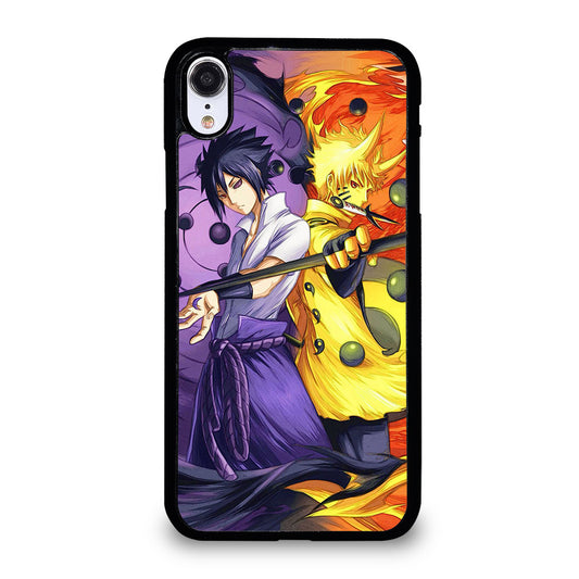 NARUTO VS SASUKE ANIME 3 iPhone XR Case Cover