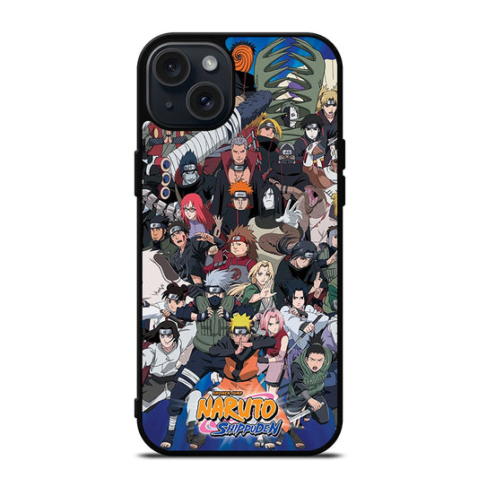 NARUTO ALL CHARACTERS 1 iPhone 15 Plus Case Cover