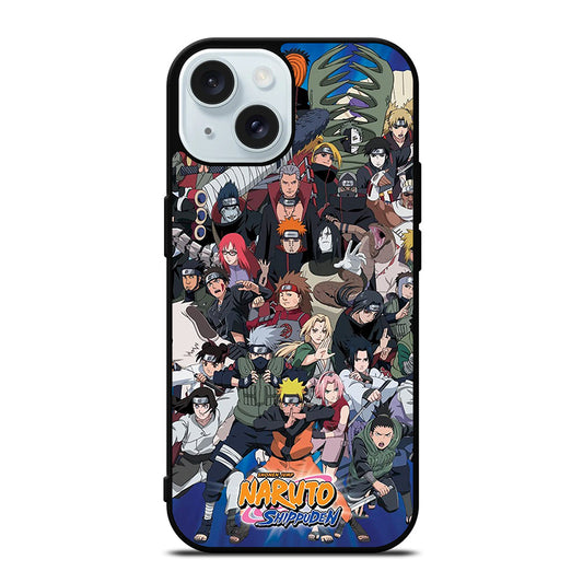NARUTO ALL CHARACTERS 1 iPhone 15 Case Cover
