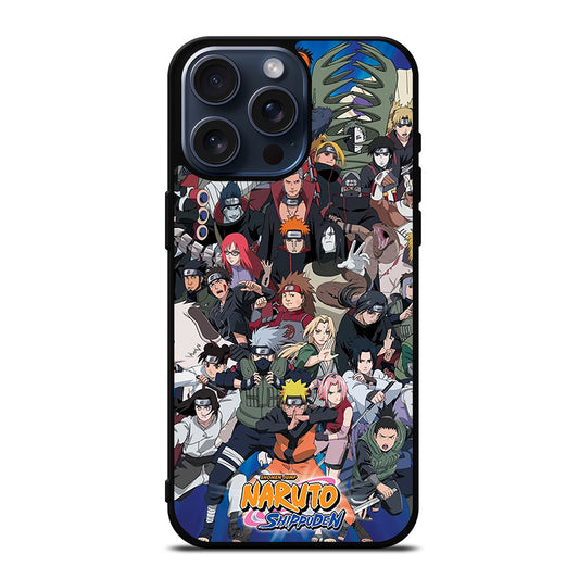 NARUTO ALL CHARACTERS 1 iPhone 15 Pro Max Case Cover