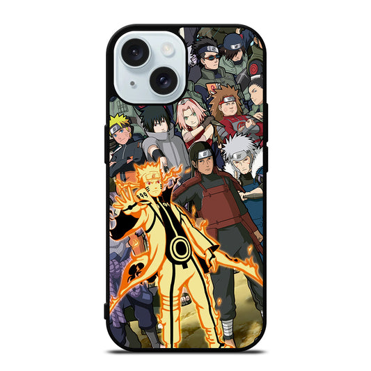 NARUTO ALL CHARACTERS 2 iPhone 15 Case Cover