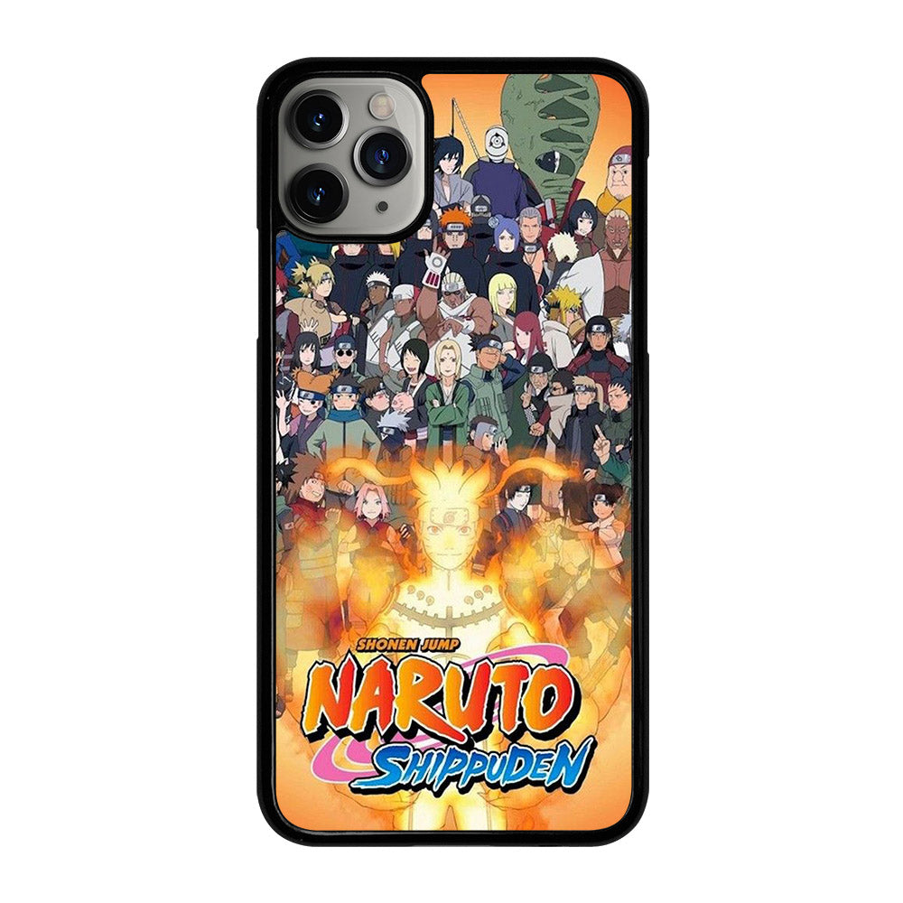 NARUTO ALL CHARACTERS 3 iPhone 11 Pro Max Case Cover