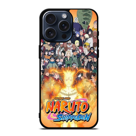 NARUTO ALL CHARACTERS 3 iPhone 15 Pro Max Case Cover