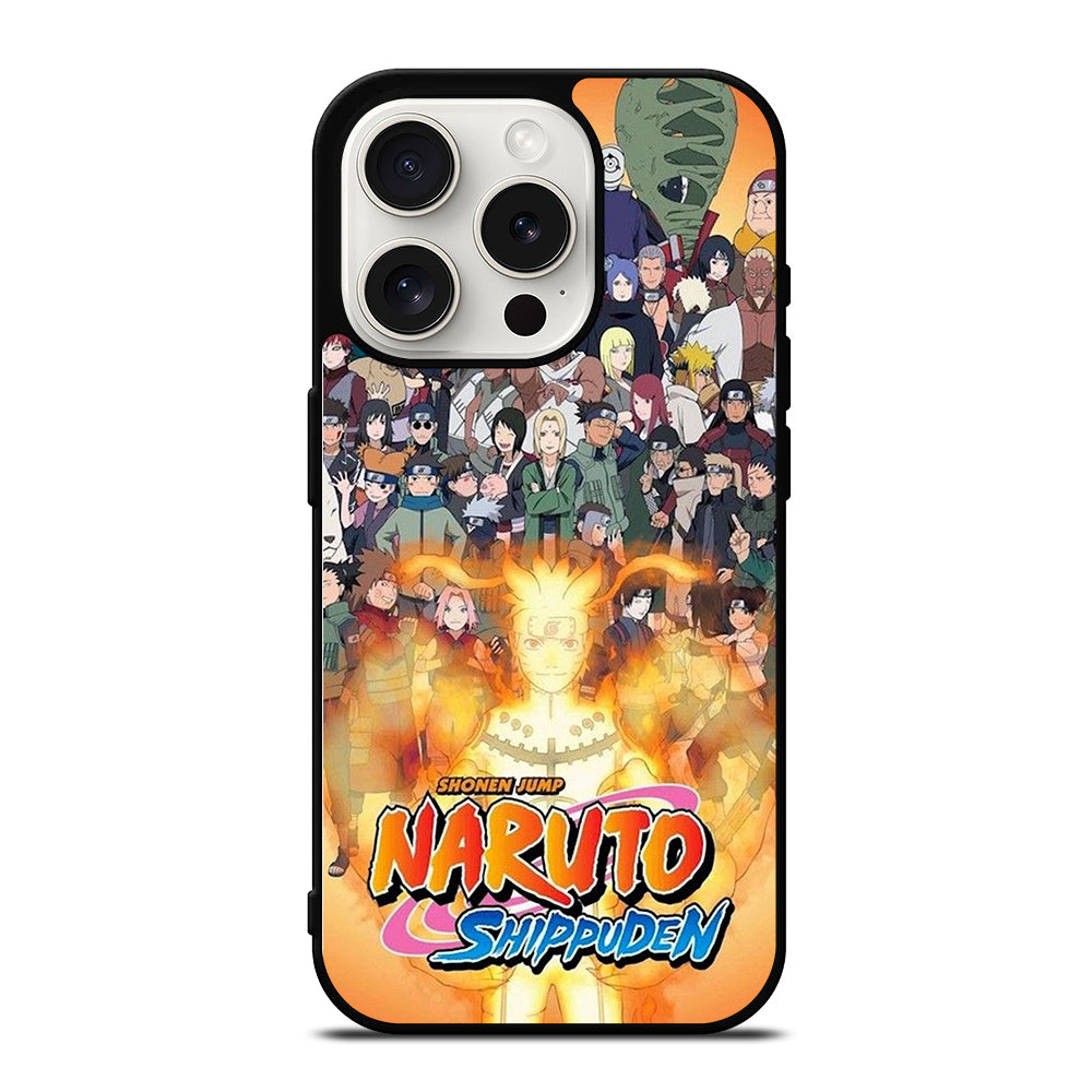 NARUTO ALL CHARACTERS 3 iPhone 15 Pro Case Cover