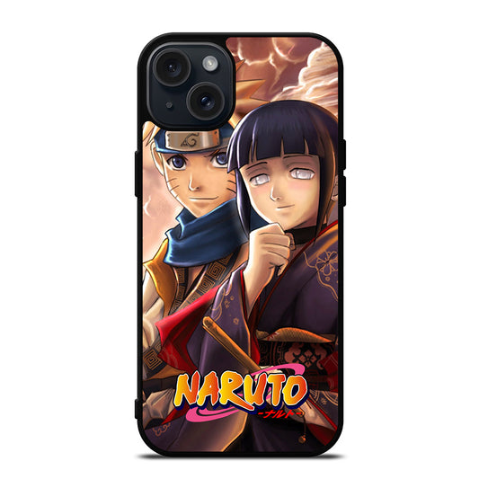NARUTO AND HINATA LOVE 3 iPhone 15 Plus Case Cover