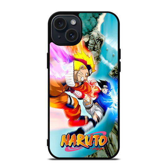 NARUTO VS SASUKE ANIME 2 iPhone 15 Plus Case Cover