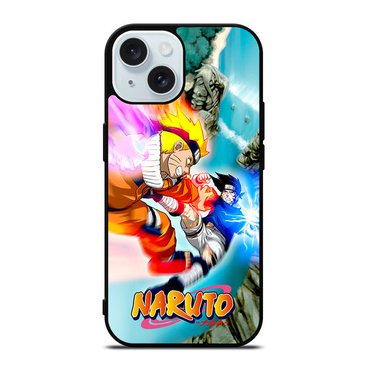 NARUTO VS SASUKE ANIME 2 iPhone 15 Case Cover