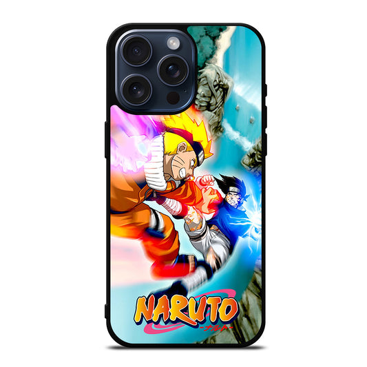 NARUTO VS SASUKE ANIME 2 iPhone 15 Pro Max Case Cover