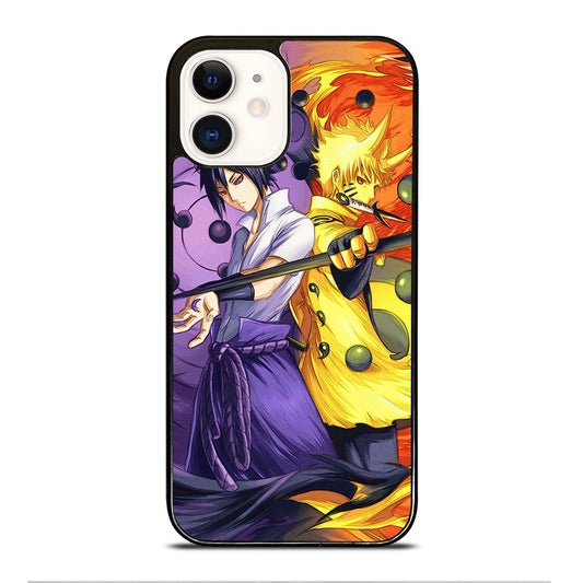 NARUTO VS SASUKE ANIME 3 iPhone 12 Case Cover