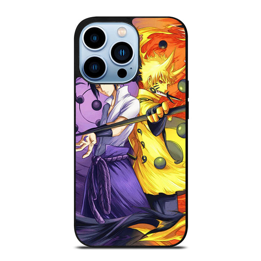NARUTO VS SASUKE ANIME 3 iPhone 13 Pro Max Case Cover